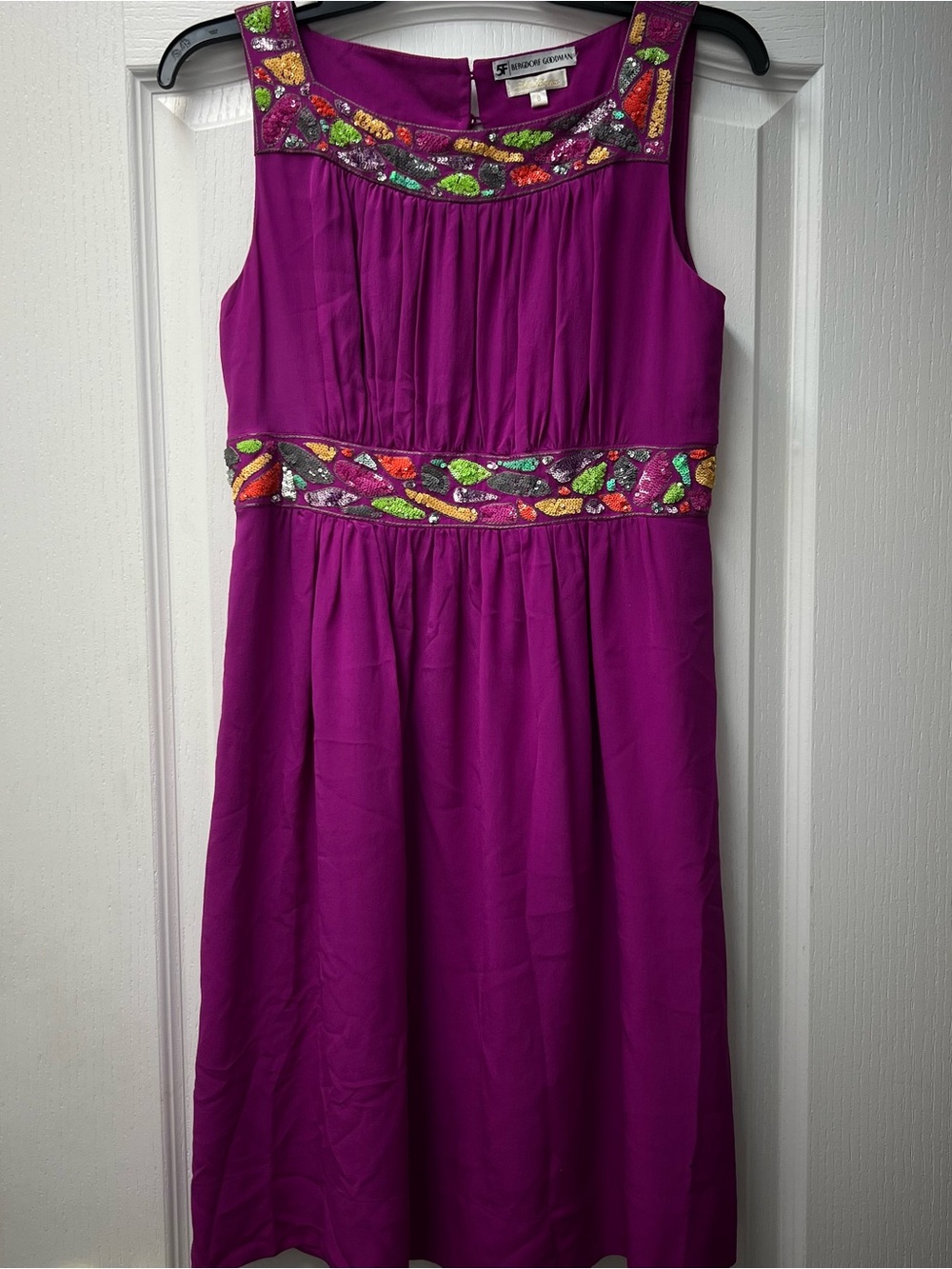 Shoshanna Bergdorf Goodman Silk Mini Dress Sz 6